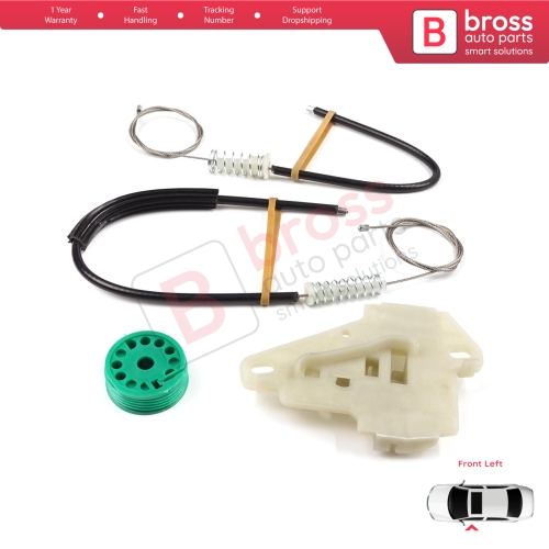 Window Regulator Repair Set Front Left Door for Honda City MK4 GD GE Jazz MK2 2001-2008 72250SAAJ02