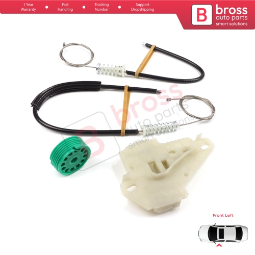 Window Regulator Repair Set Front Left Door for Honda City MK4 GD GE Jazz MK2 2001-2008 72250SAAJ02