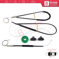 Power Window Regulator Repair Set Left or Right Door for Seat Ibiza Cordoba SX 1993-2002 3-Door HB Coupe 6K3837401 6K3837402