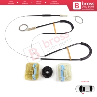 Window Regulator Repair Set Front Left Door for Skoda Octavia MK3 III 5E 2012-2021 4/5 Door 5E0837461