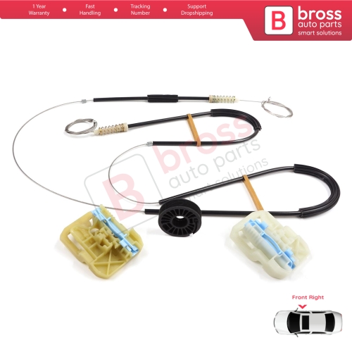 Window Regulator Repair Set Front Right Door for Skoda Octavia MK3 III 5E 2012-2021 4/5 Door 5E0837462