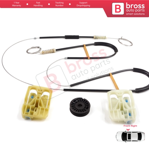 Window Regulator Repair Set Front Right Door for Skoda Octavia MK3 III 5E 2012-2021 4/5 Door 5E0837462