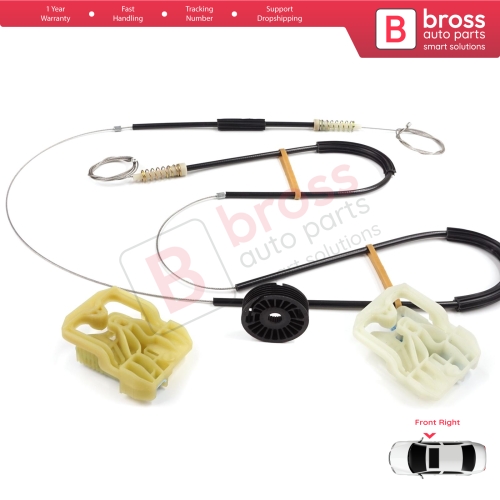 Window Regulator Repair Set Front Right Door for Skoda Octavia MK3 III 5E 2012-2021 4/5 Door 5E0837462