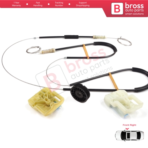 Window Regulator Repair Set Front Right Door for Skoda Octavia MK3 III 5E 2012-2021 4/5 Door 5E0837462