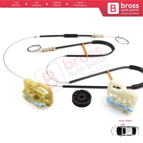 Window Regulator Repair Set Front Right Door for Skoda Octavia MK3 III 5E 2012-2021 4/5 Door 5E0837462