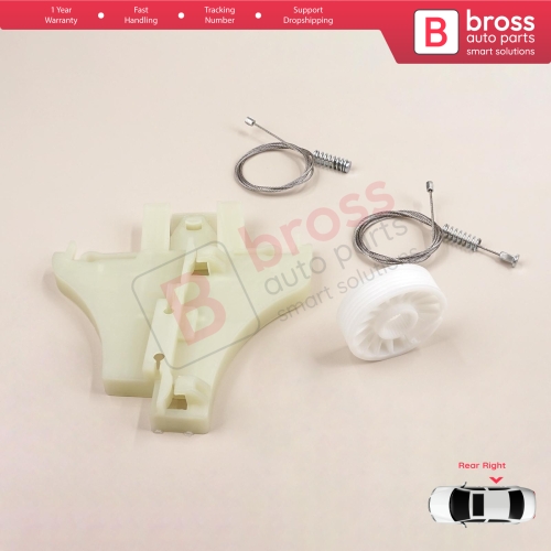 Window Regulator Repair Set Rear Right Door for Ford Mondeo MK2 MK3 4/5 Door 1996-2007 1S71F27000B