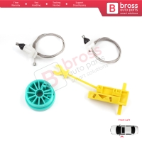 Manual Window Regulator Repair Set Front Left Door for Fiat Ducato MK2 230 244 Peugeot Boxer Citroen Jumper Relay 1994-2006
