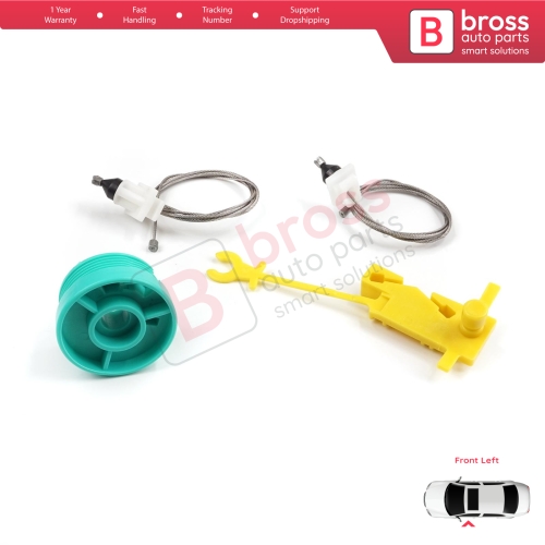 Manual Window Regulator Repair Set Front Left Door for Fiat Ducato MK2 230 244 Peugeot Boxer Citroen Jumper Relay 1994-2006