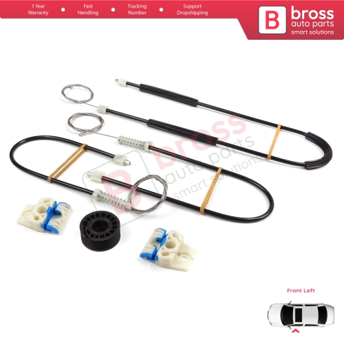 Window Regulator Repair Set Left Door for Mercedes Truck Arocs Actros Axor 2 Atego 3 Antos A9607201146