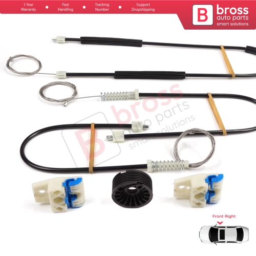Window Regulator Repair Set Right Door for Mercedes Truck Arocs Actros Axor 2 Atego 3 Antos A9607201246