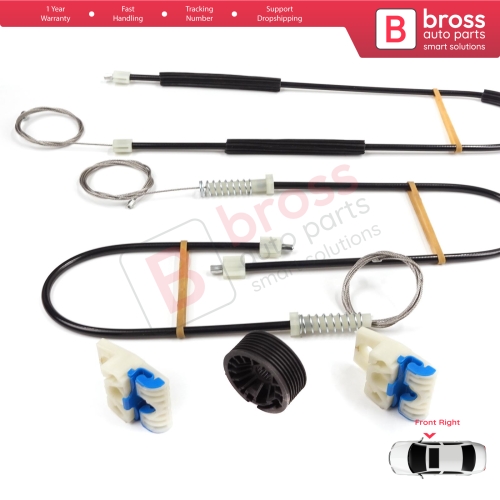 Window Regulator Repair Set Right Door for Mercedes Truck Arocs Actros Axor 2 Atego 3 Antos A9607201246