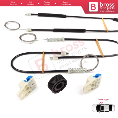 Window Regulator Repair Set Right Door for Mercedes Truck Arocs Actros Axor 2 Atego 3 Antos A9607201246