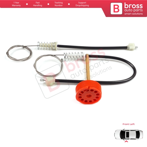 Window Regulator Repair Set Left Door for Honda S2000 AP1 AP2 1999-2009 72250-S2A-A03