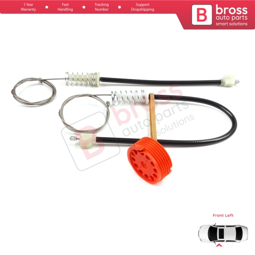Window Regulator Repair Set Left Door for Honda S2000 AP1 AP2 1999-2009 72250-S2A-A03
