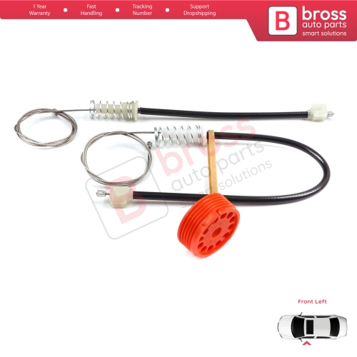 Window Regulator Repair Set Left Door for Honda S2000 AP1 AP2 1999-2009 72250-S2A-A03