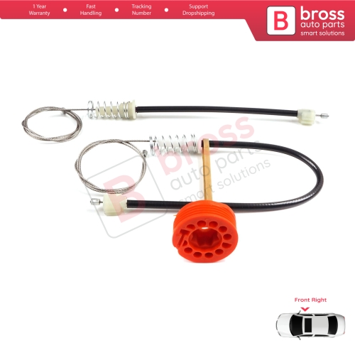 Window Regulator Repair Set Right Door for Honda S2000 AP1 AP2 1999-2009 72210-S2A-G02