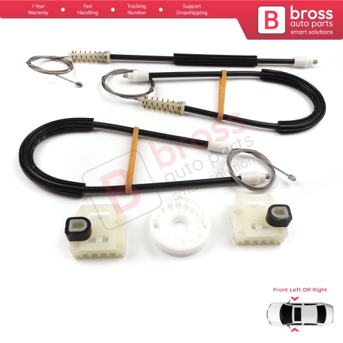 Window Regulator Repair Set Front Door for Seat Leon MK1 1M1 1999-2006 Seat Toledo MK2 1M2 1998-2004 4/5 Door 1M0837461A 1M0837462A