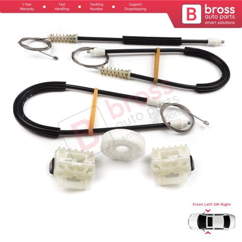 Window Regulator Repair Set Front Door for Seat Leon MK1 1M1 1999-2006 Seat Toledo MK2 1M2 1998-2004 4/5 Door 1M0837461A 1M0837462A