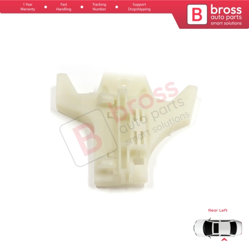 Window Regulator Repair Clips Rear Left Door for Hyundai Santa Fe CM 2005-2012 Elantra HD 2005-2011 834712B000
