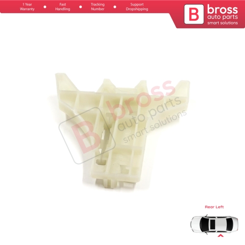 Window Regulator Repair Clips Rear Left Door for Hyundai Santa Fe CM 2005-2012 Elantra HD 2005-2011 834712B000
