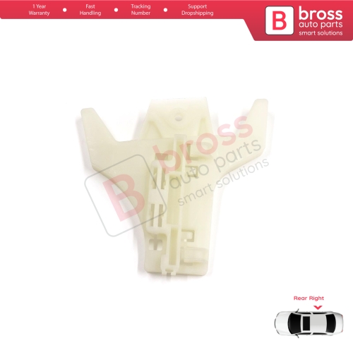 Window Regulator Repair Clips Rear Right Door for Hyundai Santa Fe CM 2005-2012 Elantra HD 2005-2011 834712B000