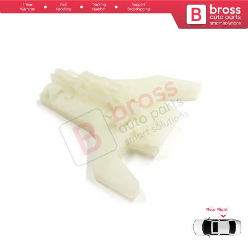 Window Regulator Repair Clips Rear Right Door for Hyundai Santa Fe CM 2005-2012 Elantra HD 2005-2011 834712B000