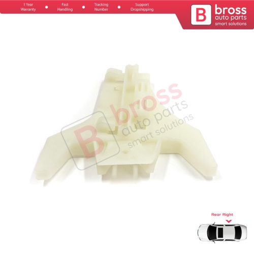 Window Regulator Repair Clips Rear Right Door for Hyundai Santa Fe CM 2005-2012 Elantra HD 2005-2011 834712B000