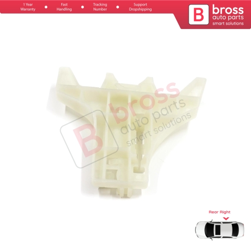 Window Regulator Repair Clips Rear Right Door for Hyundai Santa Fe CM 2005-2012 Elantra HD 2005-2011 834712B000