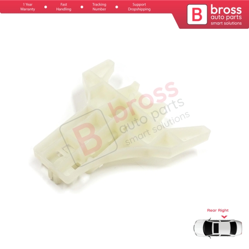 Window Regulator Repair Clips Rear Right Door for Hyundai Santa Fe CM 2005-2012 Elantra HD 2005-2011 834712B000