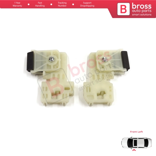 Window Regulator Repair Clips Front Left Door for Hyundai Elantra MK5 MD UD 2010-2016 4-Door Sedan 82471-3Y010