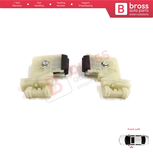 Window Regulator Repair Clips Front Left Door for Hyundai Elantra MK5 MD UD 2010-2016 4-Door Sedan 82471-3Y010