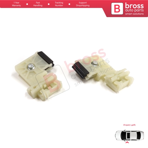Window Regulator Repair Clips Front Left Door for Hyundai Elantra MK5 MD UD 2010-2016 4-Door Sedan 82471-3Y010