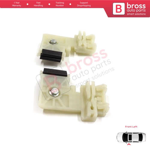 Window Regulator Repair Clips Front Left Door for Hyundai Elantra MK5 MD UD 2010-2016 4-Door Sedan 82471-3Y010