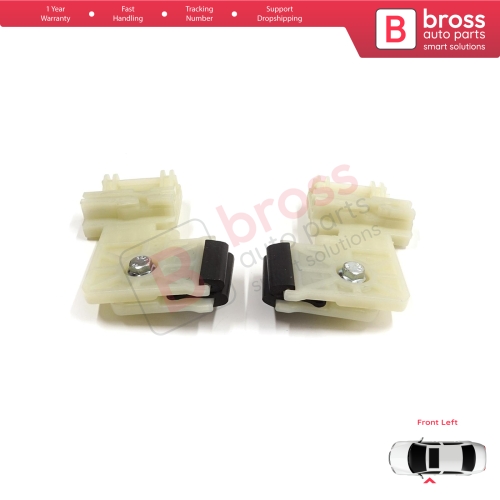 Window Regulator Repair Clips Front Left Door for Hyundai Elantra MK5 MD UD 2010-2016 4-Door Sedan 82471-3Y010