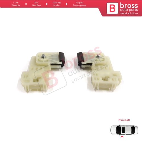 Window Regulator Repair Clips Front Left Door for Hyundai Elantra MK5 MD UD 2010-2016 4-Door Sedan 82471-3Y010