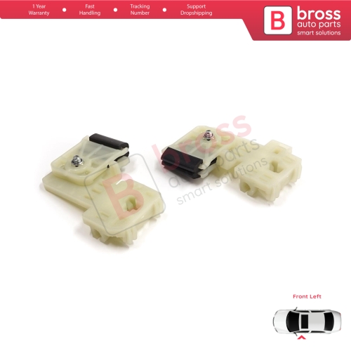 Window Regulator Repair Clips Front Left Door for Hyundai Elantra MK5 MD UD 2010-2016 4-Door Sedan 82471-3Y010