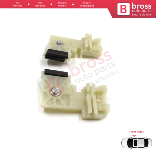 Window Regulator Repair Clips Front Right Door for Hyundai Elantra MK5 MD UD 2010-2016 4-Door Sedan 82481-3Y010
