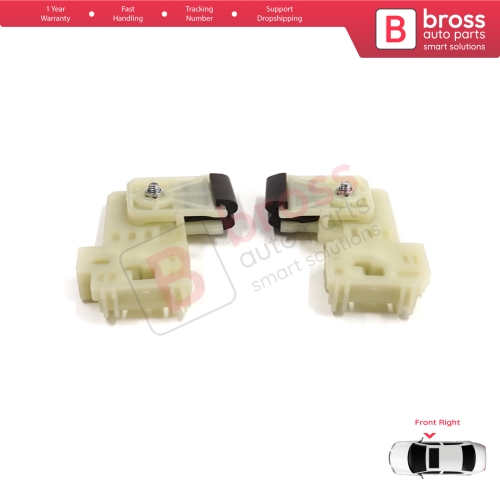 Window Regulator Repair Clips Front Right Door for Hyundai Elantra MK5 MD UD 2010-2016 4-Door Sedan 82481-3Y010