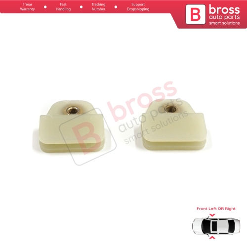 Front Window Regulator Glass Drop Runner Holder Clips for Land Rover Defender L315 L316 90 110 130 1994-2016 STC4787