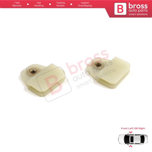 Front Window Regulator Glass Drop Runner Holder Clips for Land Rover Defender L315 L316 90 110 130 1994-2016 STC4787