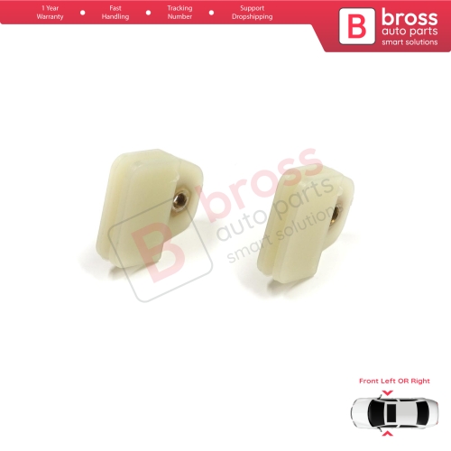 Front Window Regulator Glass Drop Runner Holder Clips for Land Rover Defender L315 L316 90 110 130 1994-2016 STC4787