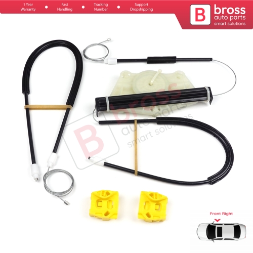 Power Window Regulator Repair Set Right Door for VW Golf MK4 1J1 1997-2006 2/3 Door Hatchback 1J3837462