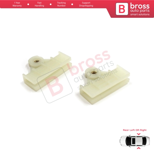 Rear Window Regulator Glass Runner Holder Clips for Hyundai Tucson MK2 IX35 LM Elantra MK4 HD Kia Sportage MK3 SL 83412-2H000