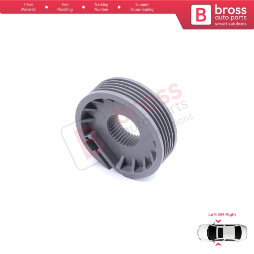 Window Regulator Repair Cable Roll Gear Reel Wheel Pulley for Mitsubishi Colt CZC Cabriolet RG 2006-2009 98031403
