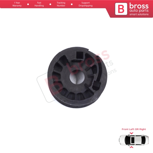 Window Regulator Repair Cable Roll Gear Reel Wheel Pulley Front Door for VW Golf MK7 5G 2012-2021 4/5 Door 5G4837461 5G4837462
