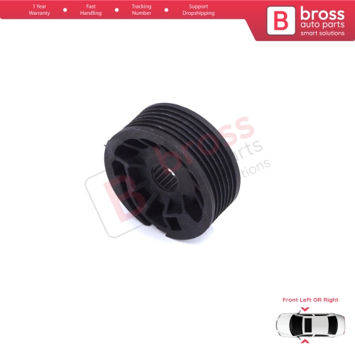 Window Regulator Repair Cable Roll Gear Reel Wheel Pulley Front Door for VW Golf MK7 5G 2012-2021 4/5 Door 5G4837461 5G4837462
