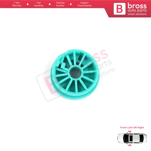 Window Regulator Repair Cable Roll Gear Reel Wheel Pulley Front Door for Fiat Ducato MK2 Peugeot Boxer Citroen Jumper Relay 230 244 1994-2006