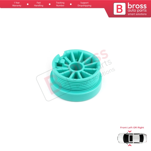 Window Regulator Repair Cable Roll Gear Reel Wheel Pulley Front Door for Fiat Ducato MK2 Peugeot Boxer Citroen Jumper Relay 230 244 1994-2006