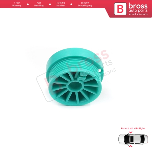 Window Regulator Repair Cable Roll Gear Reel Wheel Pulley Front Door for Fiat Ducato MK2 Peugeot Boxer Citroen Jumper Relay 230 244 1994-2006