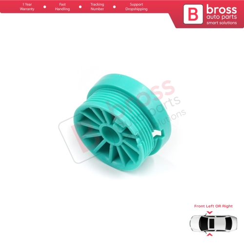 Window Regulator Repair Cable Roll Gear Reel Wheel Pulley Front Door for Fiat Ducato MK2 Peugeot Boxer Citroen Jumper Relay 230 244 1994-2006
